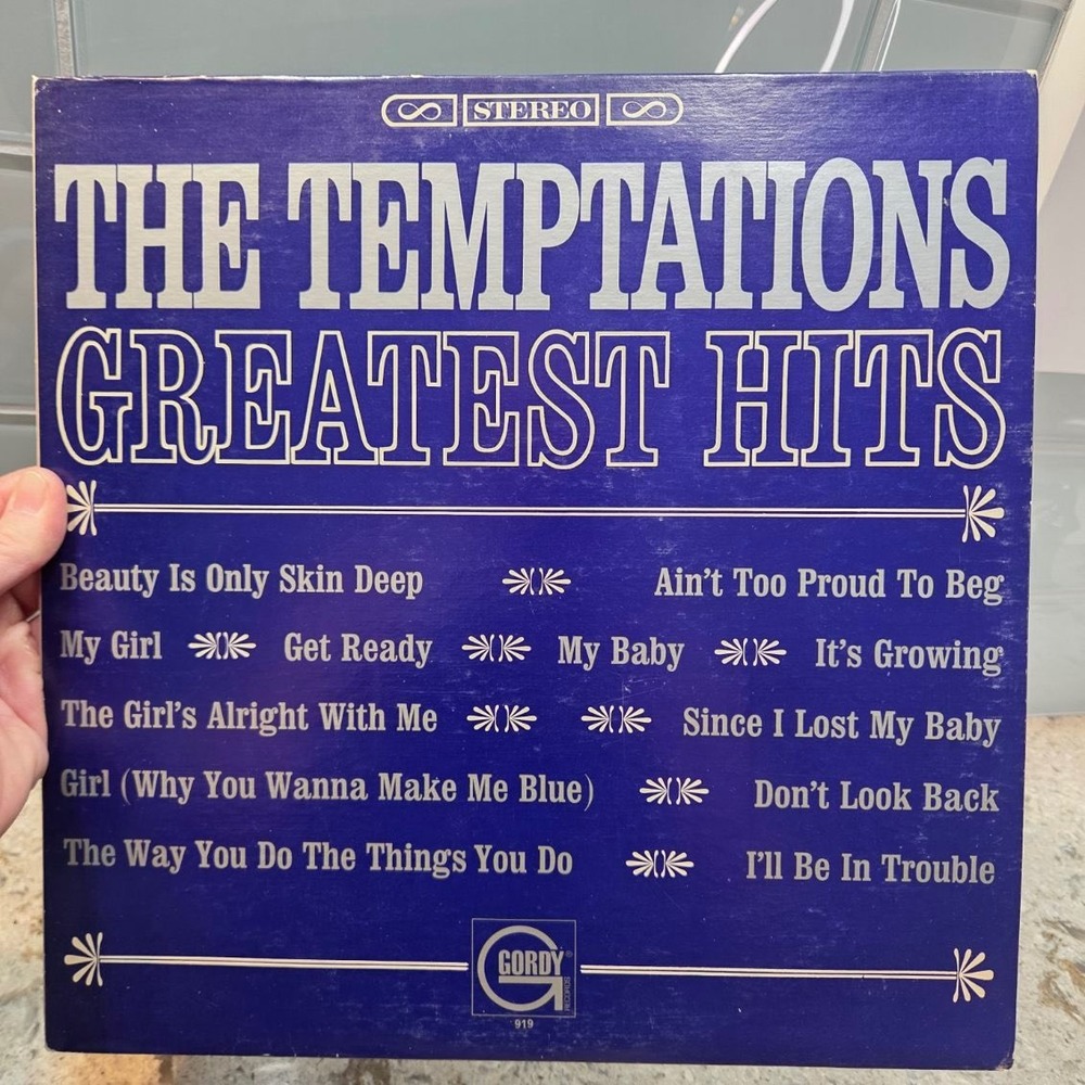 The Temptations Greatest Hits Vinyl LP Gordy 919 Motown 1966 Stereo My Girl